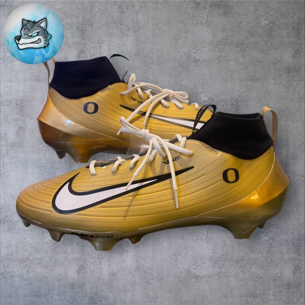 Nike Vapor Pro 1 Oregon Ducks Duck PE Mens Football Cleats Men's Size 15 WIDE